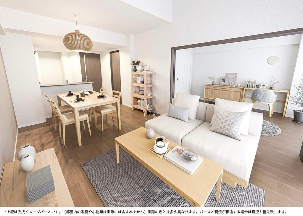 西東京市栄町１丁目の中古マンションの居間・リビング