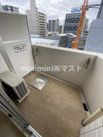 エステムコート南堀江Ⅲチュラのバルコニー