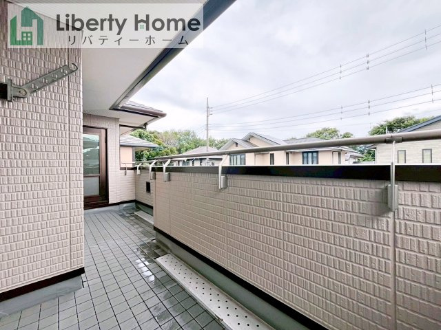 守谷市美園5丁目　中古戸建のバルコニー