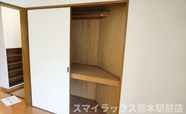 熊本市中央区坪井１丁目の賃貸マンションの収納