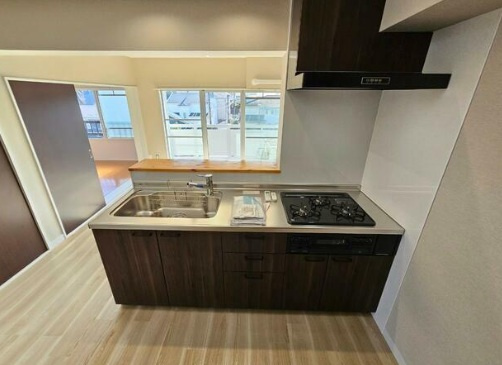 新宿区下落合３丁目の一棟マンションのキッチン