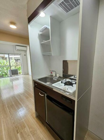 新宿区下落合３丁目の一棟マンションのキッチン