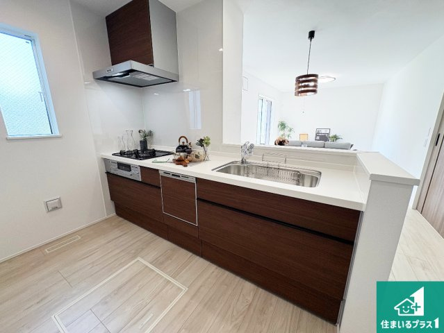 堺市中区福田　第2期・第3期　新築一戸建てのその他|スライド式の収納！浄水器付きシャワー水栓！