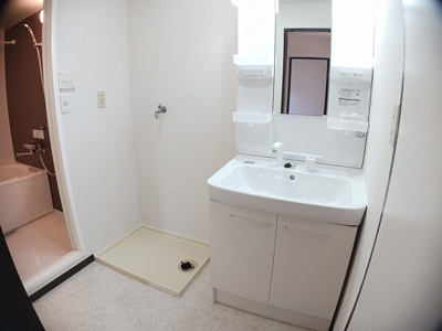 【洗面所】 | エスポワール新在家 | 使いやすい洗面所です