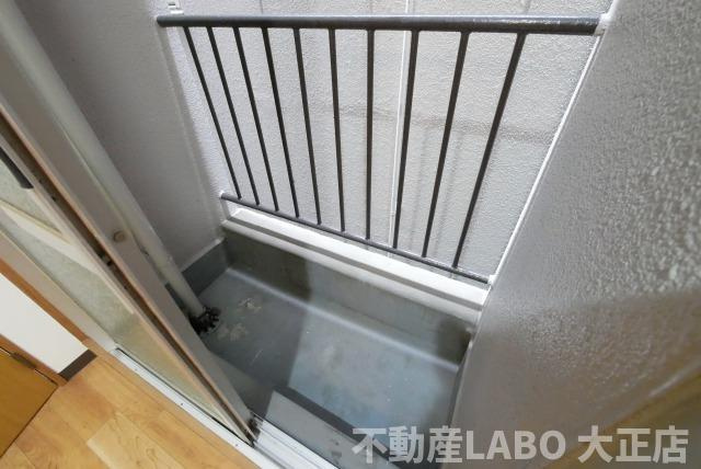 呉竹マンションのバルコニー