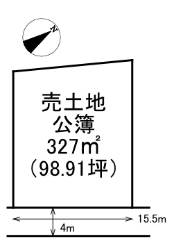 灘分町字一ノ切　売地の土地図