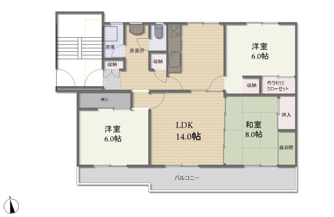 【間取り】 | 洋光台南第一団地