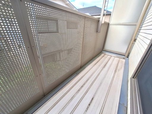 メゾンカルムのバルコニー