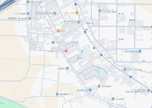 八幡市八幡樋ノ口　第1期　新築一戸建ての地図