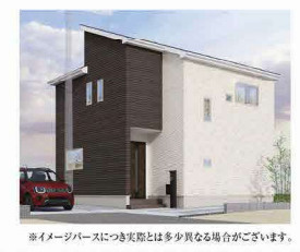 新築戸建　下小鳥町２期の外観パース