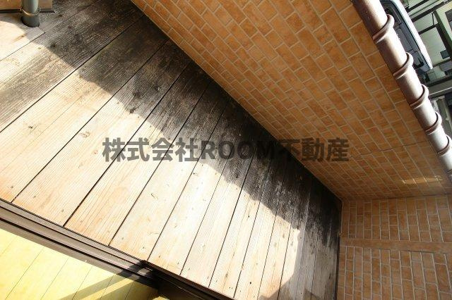 アンティークペットⅡのバルコニー|陽当たり良好なバルコニーです