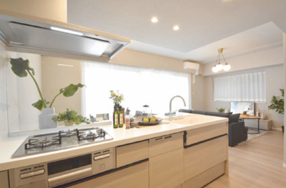 練馬区三原台1丁目　エクセレントプレイス石神井公園　リフォームマンションのキッチン