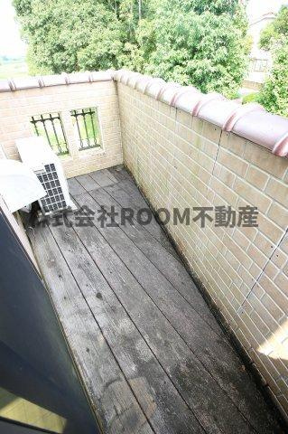 アンティークペットⅡのバルコニー|落ち着いた時間を過ごせるバルコニーです