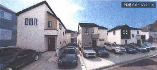 横浜市青葉区元石川町　新築戸建全6棟　1号棟の外観