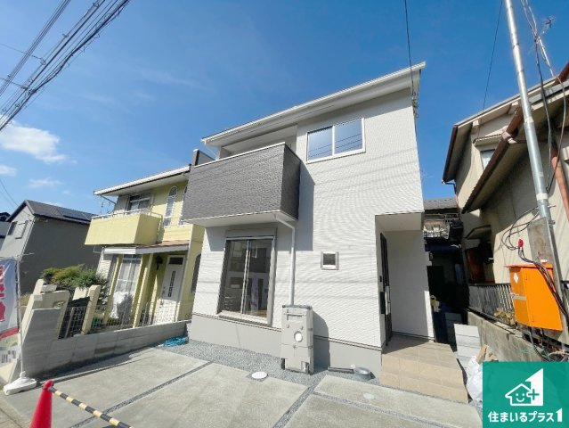 京都市伏見区日野不動講町　第1期　新築一戸建ての外観|安心の10年保証！外観を美しく保ち、雨水で汚れを落とします！気になることがありましたら、お気軽にお問い合わせください！