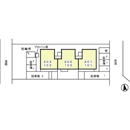アゼリアコート・友の区画図