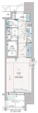 【間取り】 | レジュールアッシュ都島ヴェルクレール