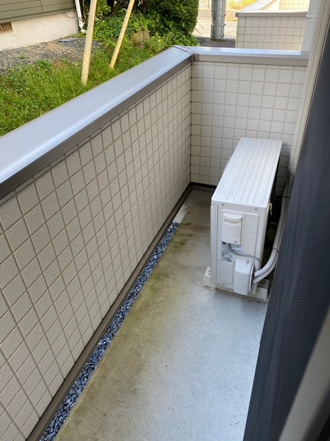 レトワールⅡBのバルコニー|南向き