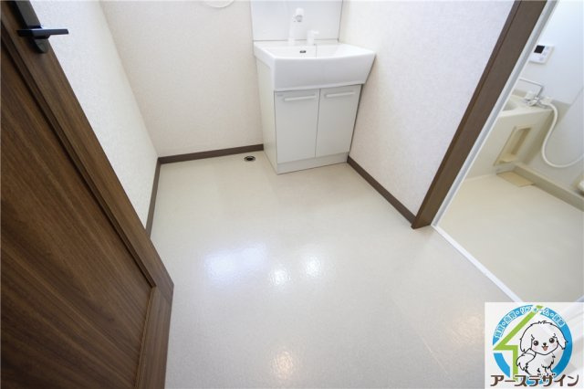 ECハイツの独立洗面台