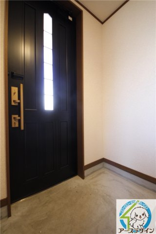 ECハイツの玄関