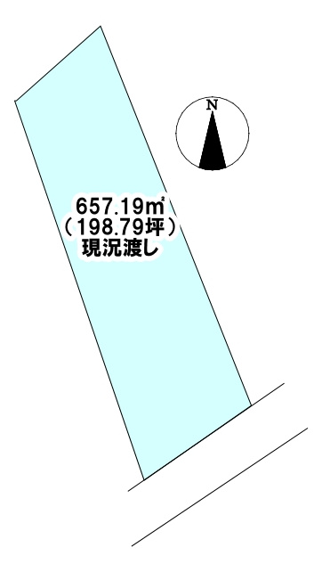 神郷2丁目　売土地の土地図