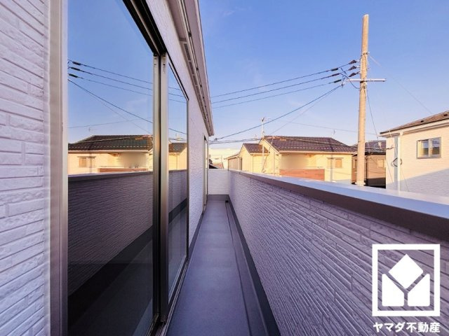 栗東市小柿２丁目　1期　1号地のバルコニー