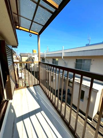 杭ノ瀬戸建のバルコニー