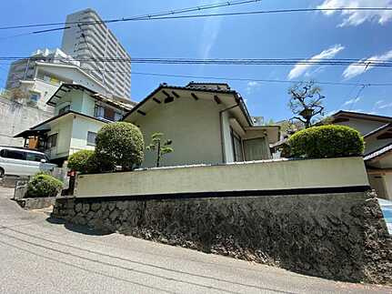 東区矢賀2丁目　土地(JS)の前面道路含む現地写真