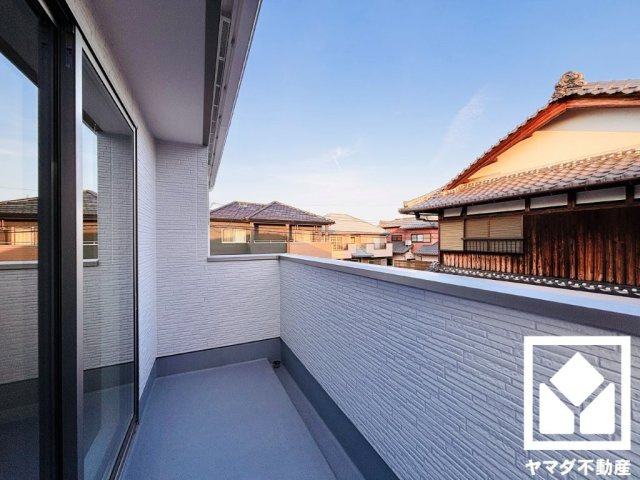 栗東市小柿２丁目　1期　2号地のバルコニー