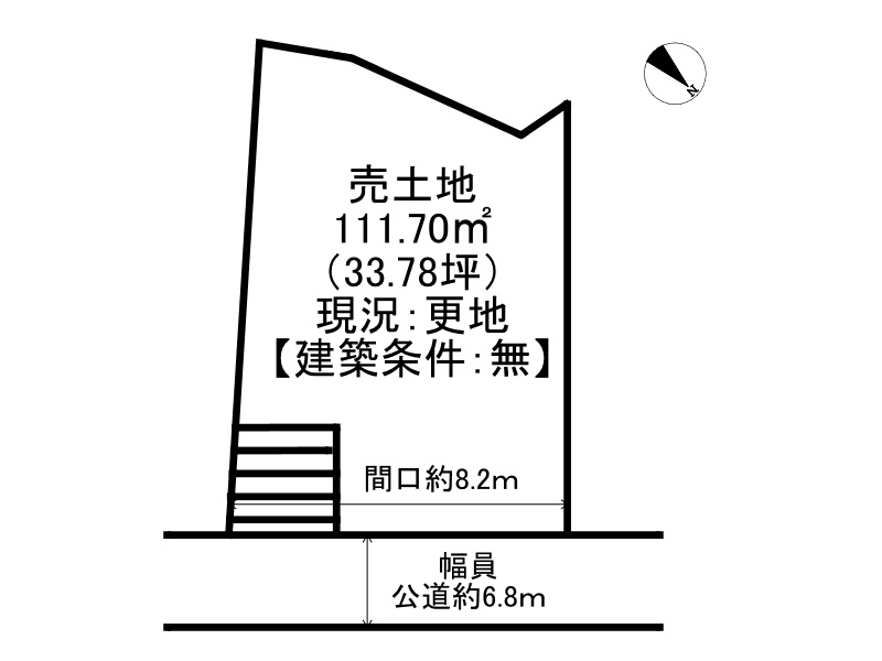 姫路市青山西4丁目/売土地の土地図