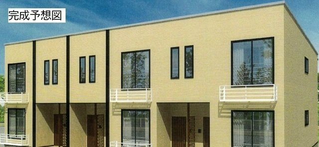 シエロガーデン柏崎Ｃの外観|外観は落ち着いています