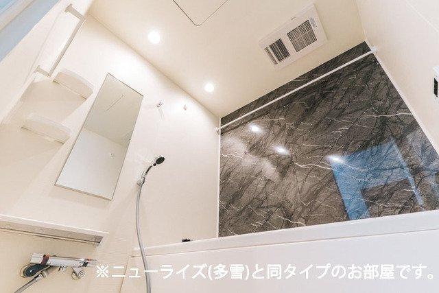 シエロガーデン柏崎Ｃの浴室|落ち着いた空間のお風呂です