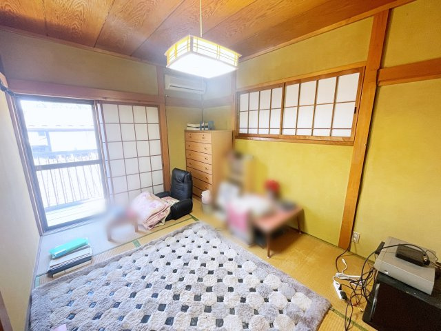 中古戸建　いわき市自由ヶ丘の和室|2面採光で日中も陽の光が入るので明るいです！