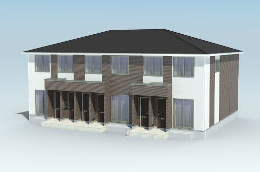 セルリアン・カーサの外観パース|同施工参考写真