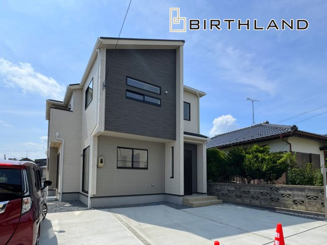 新築戸建・建売　郡山市菜根四丁目　Blooming Garden　全1棟の外観|限定1棟！全室南向きの陽当たり良好なお家です♪