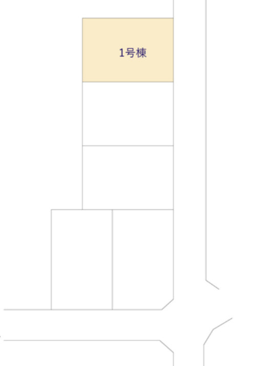 GL読谷村大湾２期１棟の区画図