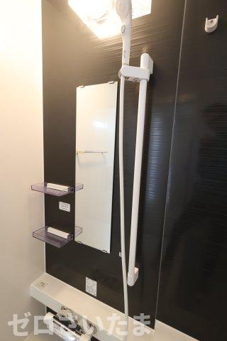 《仲介手数料無料》西区三橋５丁目1071-1新築一戸建てリナージュの浴室|撮影日 2025年11月21日 11:50 晴れ
