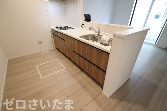 《仲介手数料無料》西区三橋５丁目1071-1新築一戸建てリナージュのキッチン|撮影日 2025年11月21日 11:50 晴れ
