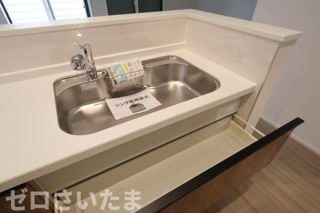 《仲介手数料無料》西区三橋５丁目1071-1新築一戸建てリナージュのキッチン|撮影日 2025年11月21日 11:50 晴れ