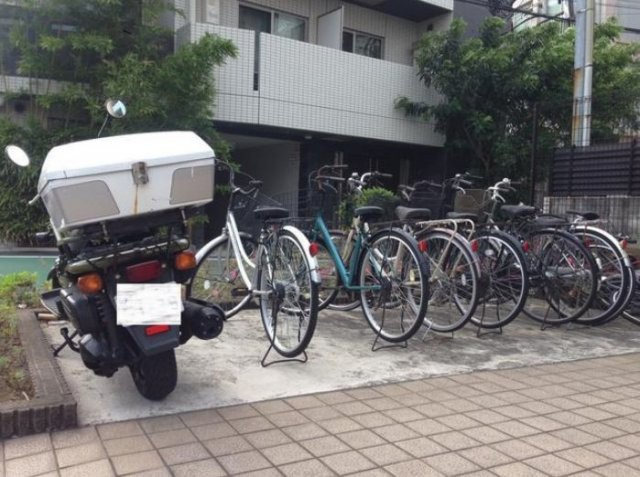 新宿区上落合１丁目の賃貸マンションのその他共用部分|駐輪スペース☆