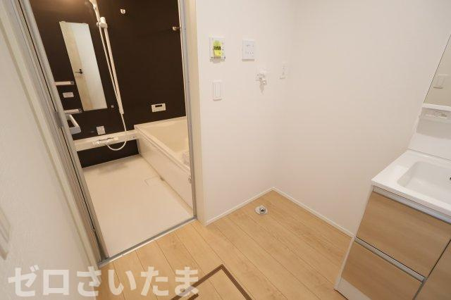 《仲介手数料無料》西区三橋５丁目1071-1新築一戸建てリナージュのランドリースペース|撮影日 2025年11月21日 11:50 晴れ
