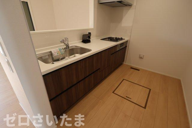《仲介手数料無料》西区三橋５丁目1071-1新築一戸建てリナージュのキッチン|撮影日 2025年11月21日 11:50 晴れ