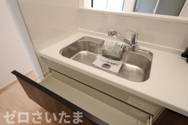 《仲介手数料無料》西区三橋５丁目1071-1新築一戸建てリナージュのキッチン|撮影日 2025年11月21日 11:50 晴れ