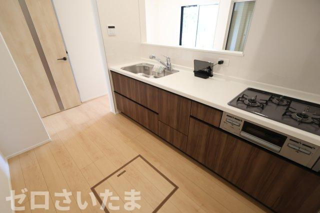 《仲介手数料無料》西区三橋５丁目1071-1新築一戸建てリナージュのキッチン|撮影日 2025年11月21日 11:50 晴れ