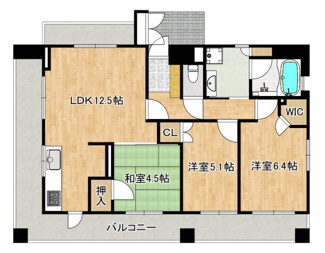 【間取り】 | エルシア東加賀屋
