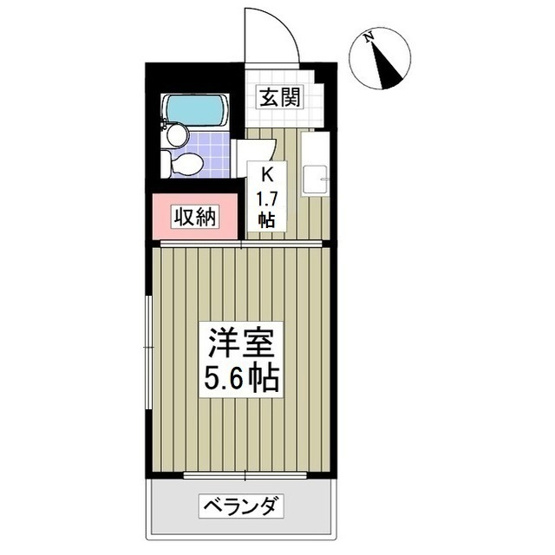 【間取り】 | シャトール田口戸塚Ⅰ