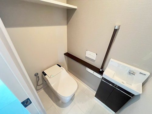 熊本市中央区水前寺公園の賃貸マンションのトイレ