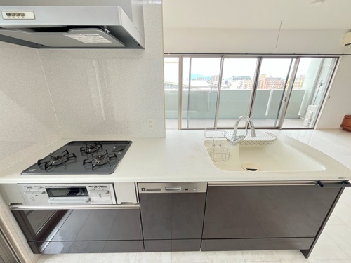 熊本市中央区水前寺公園の賃貸マンションのキッチン