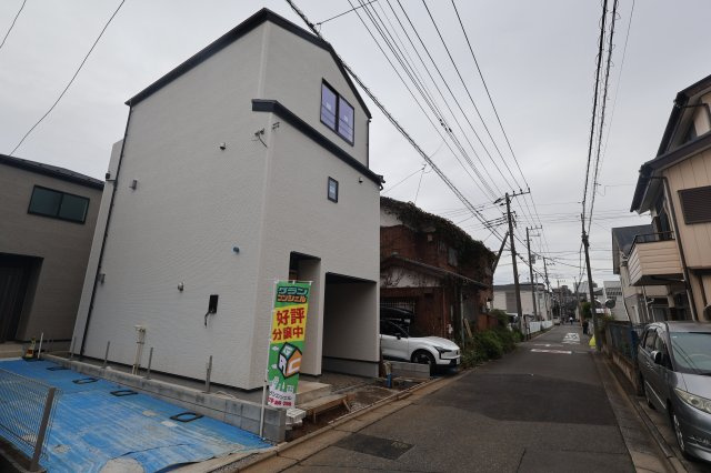 《仲介手数料無料》上尾市大字原市4001-16(全1戸)新築一戸建てハートフルタウンの外観|撮影日 2025年10月28日 15:50 曇り