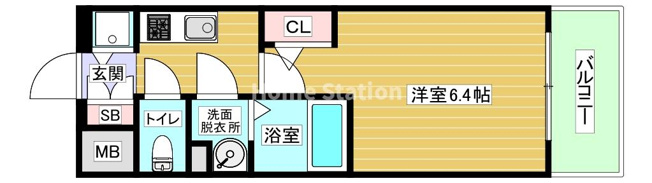 【間取り】 | エスリードレジデンスグラン大阪福島ノース